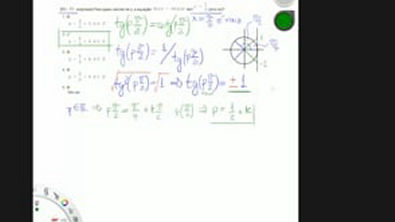Exercício - Equações e Inequações Trigonométricas - (FEI - 77 - adaptada) Para quais valores de p, a equação