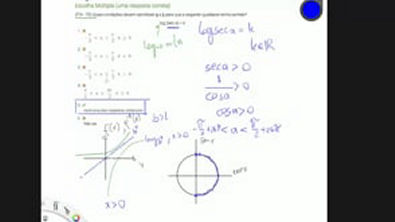 Exercício - Equações e Inequações Trigonométricas - (ITA - 72) Quais condições devem satisfazer a e k para que a seguinte