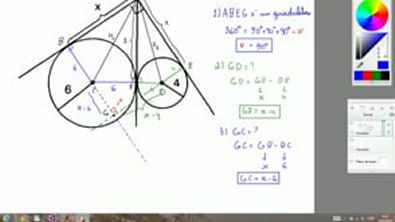 Exercício - Teorema de Pitágoras e Triângulos Retângulos - No caso abaixo, quanto vale x