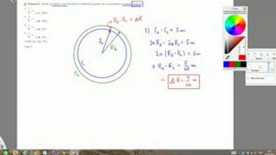 Exercício - Comprimento da Circunferência e Polígonos Regulares - Quanto aumenta o raio de uma circunferência quando seu
