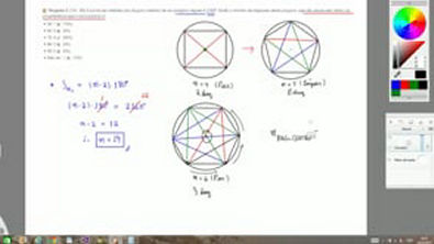 Exercício - Comprimento da Circunferência e Polígonos Regulares - (ITA - 88) A soma das medidas dos ângulos internos de um polígono
