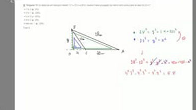 Exercício - Teorema de Tales e Semelhança de Triângulos - Os lados de um triângulo medem 12 m, 20 m e 28 m