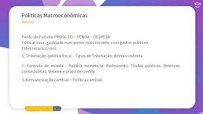 Aula 5 - Políticas macroeconômicas