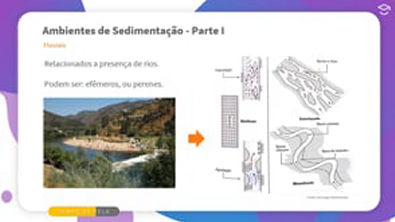 Aula 5 - Ambientes de sedimentação: desértico, glacial, fluvial, lacustre e deltaico