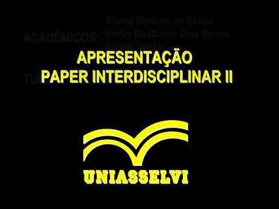 Apresentação Paper Uniasselvi