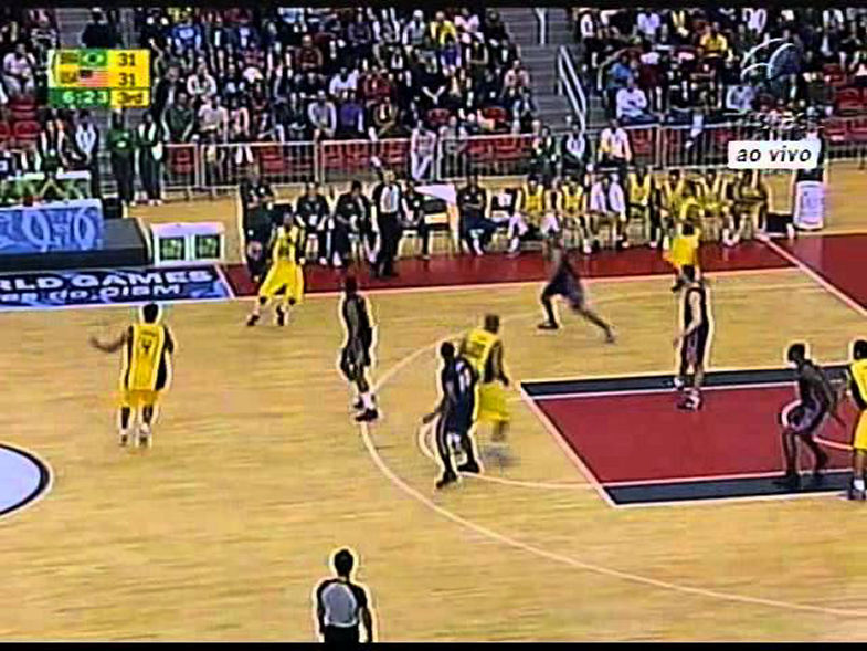 Brasil 59 x 52 EUA - semifinal basquete - Jogos Mundiais Militares Rio 2011