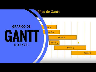 Como montar um gráfico de Gantt - Excel Avançado