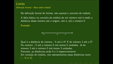 02 Cálculo I - Definição Formal de Limite