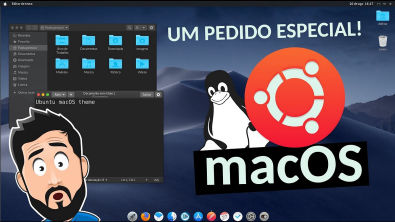 Linux com tema macOS - Ubuntu (GNOME) McMojave