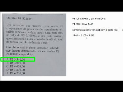 Metodos Quantitativos- prova Unopar- 2019 #prova3 #parte2