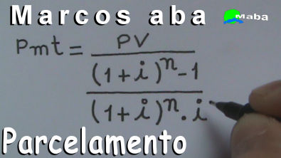 PARCELAMENTO (valor das prestações) - Matemática Financeira