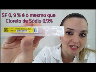 Cálculo de Medicação - O que é SF 0,9%? - Banca FAUEL - QUESTÃO 08