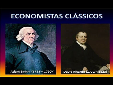 ECONOMISTAS CLÁSSICOS: ADAM SMITH E DAVID RICARDO