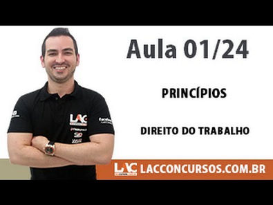 Princípios do Direito do Trabalho - Direito do Trabalho - 01/24