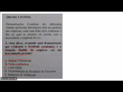 Estrutura das Demonstrações prova Unopar #prova7 #parte2- GABARITO EXTRAOFICIAL