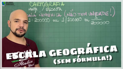 Escala geográfica (cartografia) - Como calcular? | Ricardo Marcílio