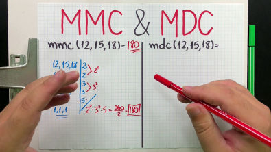 DICA 27 - MMC e MDC Simples e Fácil (mínimo múltiplo comum e máximo divisor comum)
