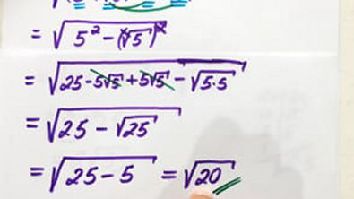 9.2: Simplifique as raízes quadradas - Global