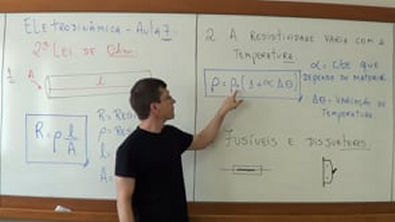 Segunda Lei de Ohm - Eletrodinamica - Aula 7 - Prof Marcelo Boaro