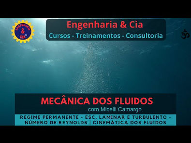 #17 Regime Permanente | Escoamento Laminar | Número de Reynolds | Cinemática | Micelli Camargo