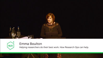 Emma Boulton - Helping researchers do their best work - #NUX8 - @emmaboulton