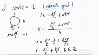 Equação Trigonométrica (SENO) com Solução Geral