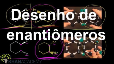 Desenho de enantiômeros | Química orgânica | Khan Academy