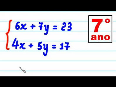 EQUAÇÃO do 1ºGRAU com DUAS incógnitas, Matemática Básica