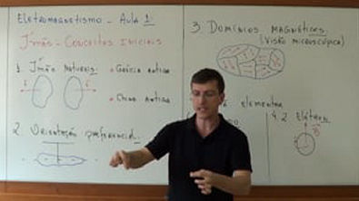 Imãs - Conceitos iniciais - Eletromagnetismo - Aula 1 - Prof Marcelo Boaro