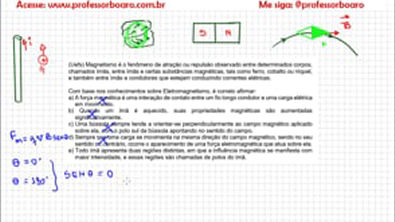 ELETROMAGNETISMO - EXERCÍCIO 3 - Prof Marcelo Boaro