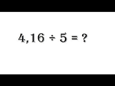 Como dividir número decimal #Matemática