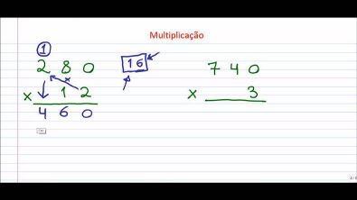 Multiplicação aula básica - 1