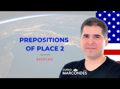 Exercise Prepositions of Place 2 (preposições de lugar) | Curso de Inglês Básico - Aula 49