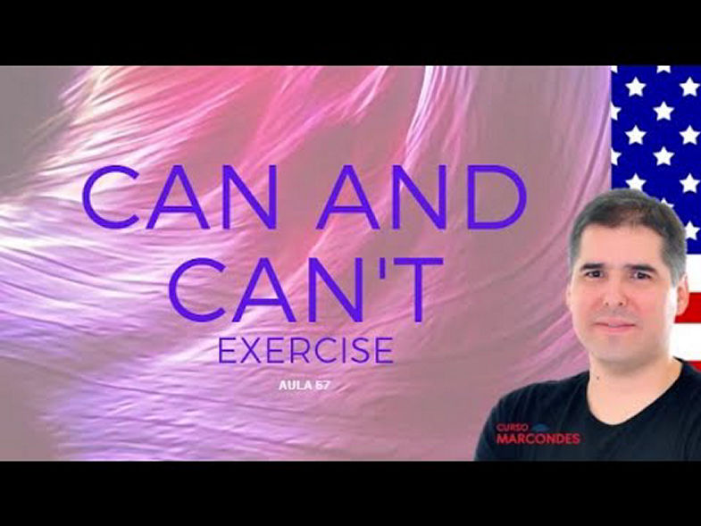 Exercise Can and Can't (Modal Verbs) | Curso de Inglês Básico - Aula 57