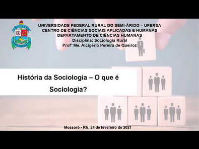 Sociologia Rural: Aula - História da Sociologia