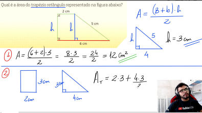 Formas Geométricas: Cálculo da Área do Trapézio