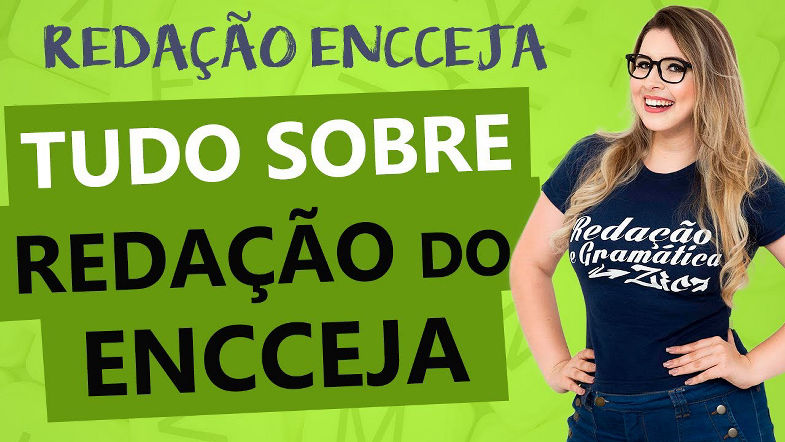 REDAÇÃO DO ENCCEJA: ESTRUTURA COMPLETA DA REDAÇÃO - Profa Pamba