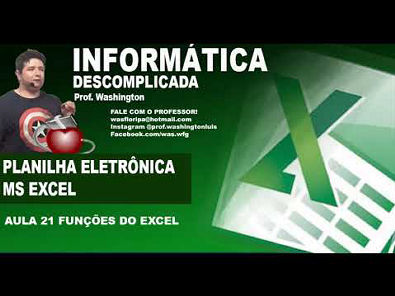Informática - Microsoft Excel - Aula 21