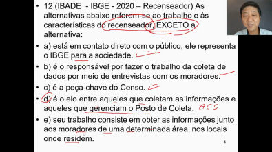 Concurso IBGE - Conhecimentos Técnicos - Resolução de Questões - Aula 3.