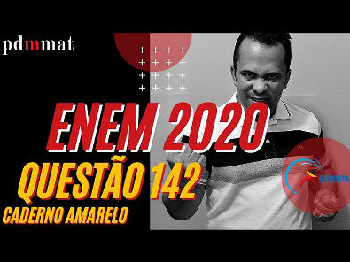 ENEM 2020 | QUESTÃO 142 | CADERNO AMARELO | TRÊS AMIGOS, ANDRÉ, BERNARDO E CARLOS