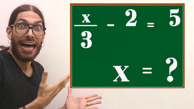Consegue resolver essa equação do primeiro grau? Resolvi de 3 modos!