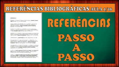 REFERÊNCIAS BIBLIOGRÁFICAS ABNT - Vídeo 01/16