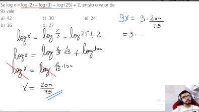 Logaritmo - Questão Resolvida (Essencial para praticar)