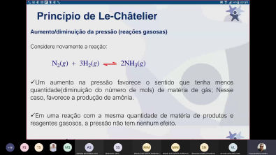 Princípio de Le-Chatelier- Pressão