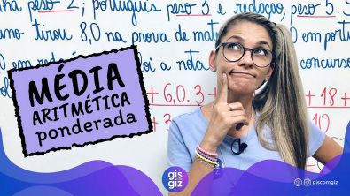 MÉDIA PONDERADA | MEDIDAS DE TENDENCIA CENTRAL\Prof Gis/