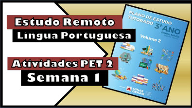 Correção PET 2 Língua Portuguesa 3º ano do Ensino Médio - SEMANA 1