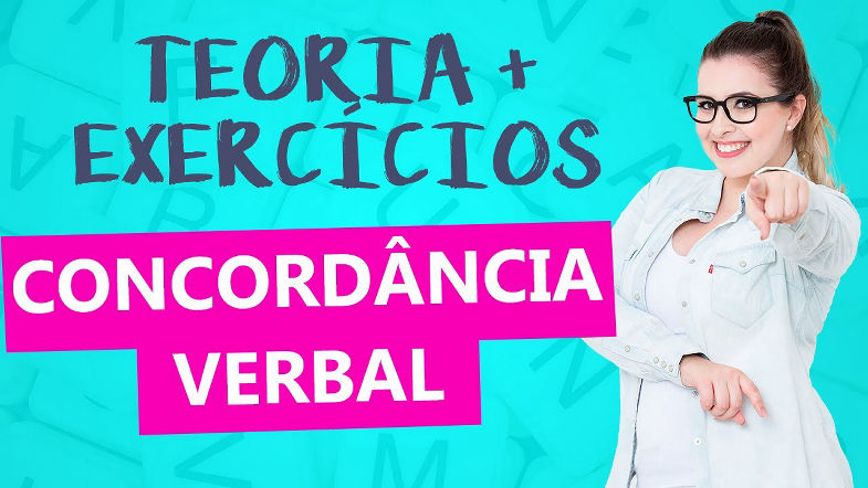 CONCORDÂNCIA VERBAL: RESOLUÇÃO DE EXERCÍCIOS DETALHADA + TEORIA - Profa Pamba