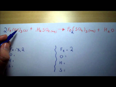 Balanceamento de equações químicas 5