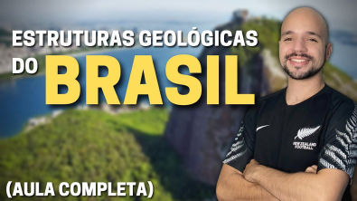 Estrutura geológica do Brasil (Aula completa) | Ricardo Marcílio