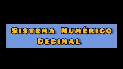Atividade lúdica: Sistema numérico decimal